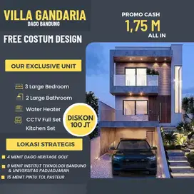 PALING TERJANGKAU! Rumah Plus Rooftop di Cigadung CIkutra Sayap Dago