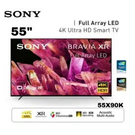 SONY 4K UHD 55X90K Full Array 55 Google TV BraviaXR HDR4K Dolby ATMOS