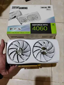 ZOTAC TWIN EDGE WHITE RTX 4060 8GB 128Bit DDR6 1x8 Pin Power