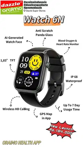 Smartwatch Oraimo OSW-8000N