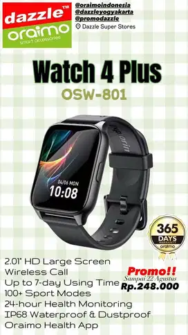 Smartwatch Oraimo OSW-801