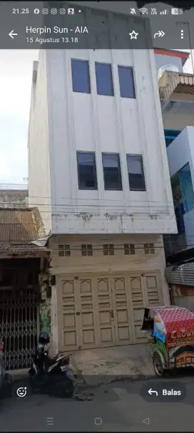 Ruko 3.5 lantai.di pusat keramaian.inti kota Medan