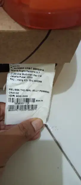 Melissa jelly possess orange original