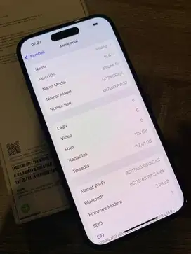 Iphone 15 black 128gb ibox/TAM garansi s.d Dec 2025