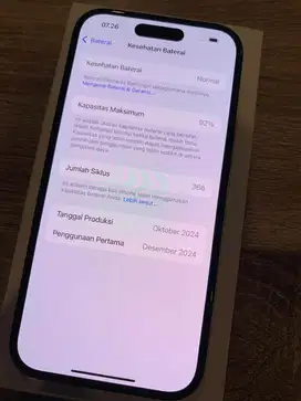 Iphone 15 black 128gb ibox/TAM garansi s.d Dec 2025