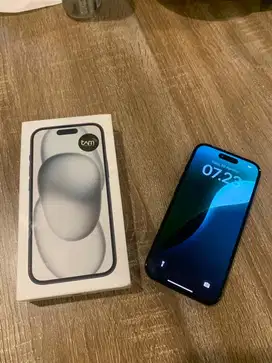 Iphone 15 black 128gb ibox/TAM garansi s.d Dec 2025