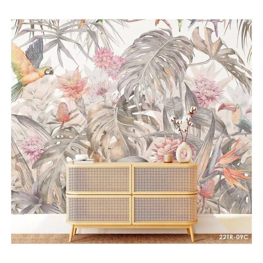 Wallpaper Dinding 3D Custom Desain Korden Gorden Vitrase