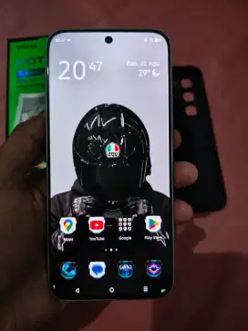 Handphone Infinix Hot 60 Pro Silver 99% Like New dan Fullset (Nego)