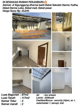 Di sewakan rumah jln.sigunggung