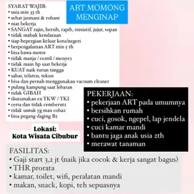 LOWONGAN ART MOMONG MENGINAP