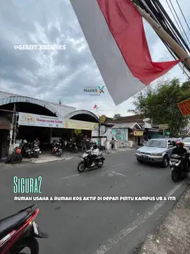 Rumah Usaha dan Rumah kos aktif di Sigura Gura Lowokwaru Malang