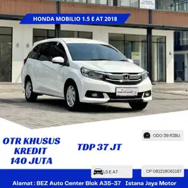 Km 39rb Honda Mobilio 1.5 E AT 2018 Putih