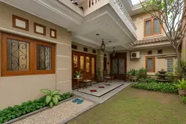 Rumah klasik araya 1 , row jalan kembar, siap Huni Terawat