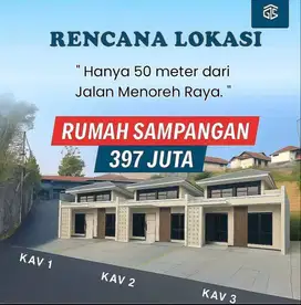 Rumah sampangan gajahmungkur depan SPBU Menoreh