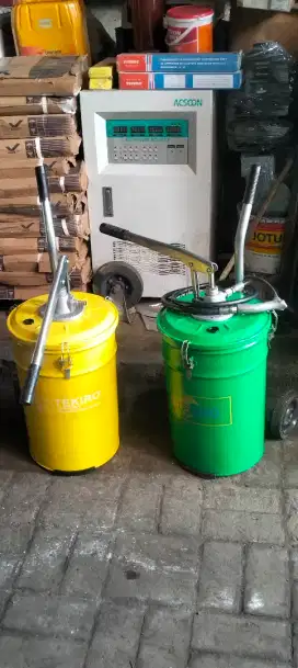 Pompa gemuk manual drum TEKIRO grease dan oil