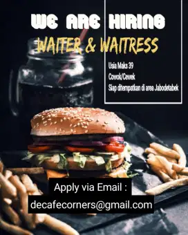 Lowongan Staff Resto Cowok & Cewek