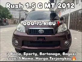 (TDP 10 JUTA!) Toyota Rush 1.5 G Manual Merah 2012