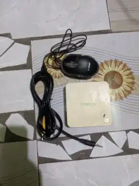 Tv box Green net murah bonus kabel AV dan Mouse