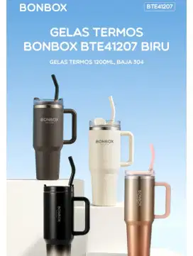 Bonbox Tumbler Botol Minum Stainless Steel Kap 1200ml Hot n Cold