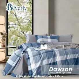 Seprei set dawson katun minimalis blue