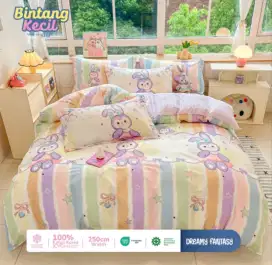 Sprei anak katun dingin motif bunny