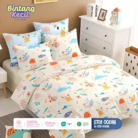 Seprai anak little ocean katun dingin