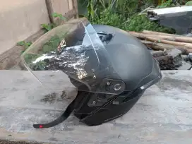 Helm RSV Double visor SIZE L.Helm 80% masih mulus