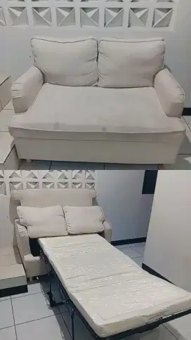Sofa bed warna cream