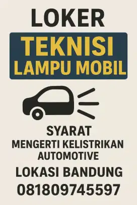Loker bagian otomotif