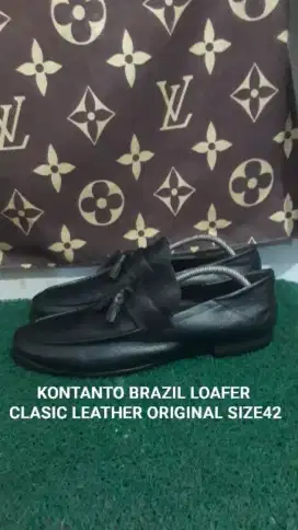 KONTATTO VINTAGE LOAFER BRAZIL ORIGINAL SIZE42 joss90% asli bukan kw