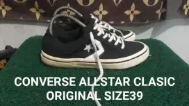 CONVERSE ALL STAR CLASIC ORIGINAL size39 kndisi joss900% asli bkn kw
