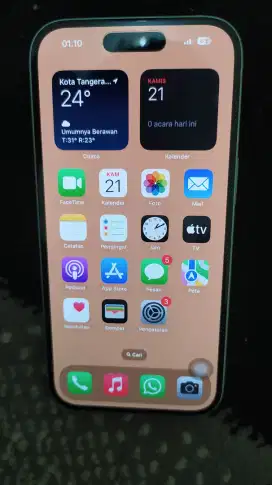 iPhone 15 128GB iBox garansi on - 03/2026