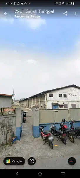 Dijual gudang kawasan industri besar, pasir jaya, banten, tanggerang