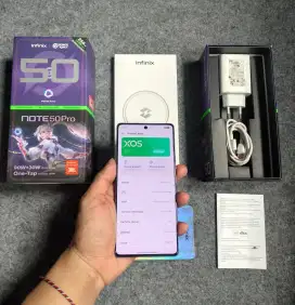 Infinix note 50 pro 8+8 256 fulset garansi on panjang