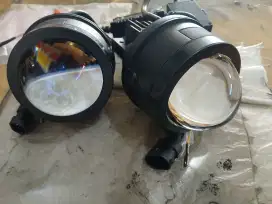 Fog lamp bright 3 inci universal 3 warna,harga unit saja