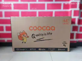 Coocaa UHD Google TV 43Y65 Garansi Resmi