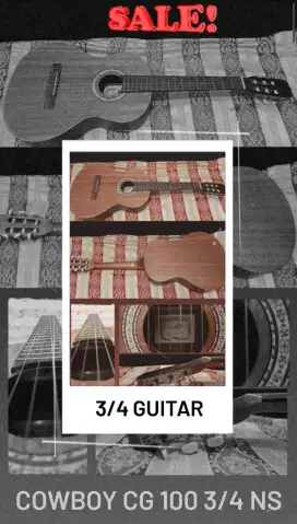 gitar cowboy cg 100 3/4 ns