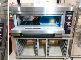 Oven crown 1 deck 2 tray+meja