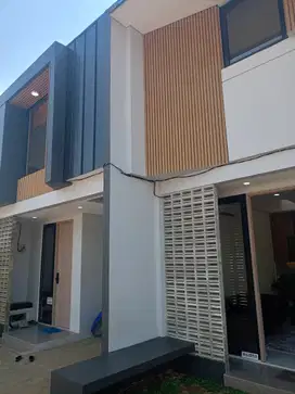 Rumah modern nempel jaksel dekat pintu toll limo