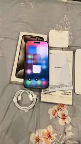 Dijual Iphone 15 Promax 256GB Natural Titanium Resmi Ibox Lengkap
