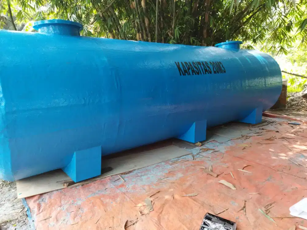 Tangki Fiberglass Proyek –Kapasitas Besar,Siap Kirim Seluruh Indonesia