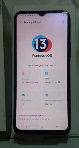 VIVO Y33S 4/128 Fullset