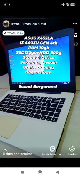 Laptop Asus X455L