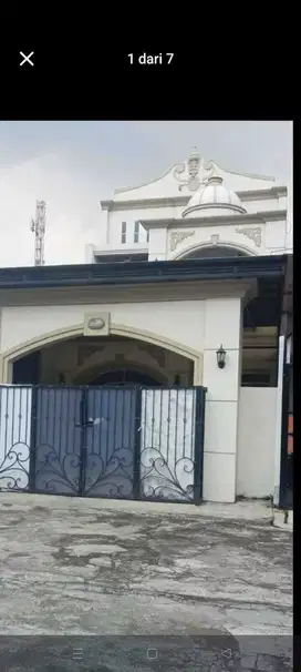 Rumah lux 2Lantai design amercan klasik di pilar biru cibiru hilir