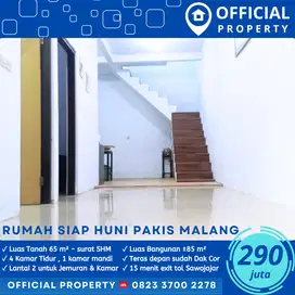 RUMAH SIAP HUNI 2 LANTAI MURAH 290 JT