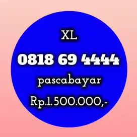 NOMOR CANTIK XL 69 4444