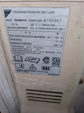 AC Daikin 2pk thailand