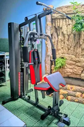 HOME GYM 1 SISI TLHG 009 BEBAN 75 KG ALAT FITNESS BARU