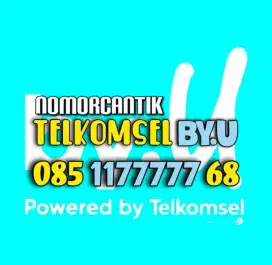 (bisa COD) Nomor Cantik Kartu TELKOMSEL by.U PANCA 77777 68