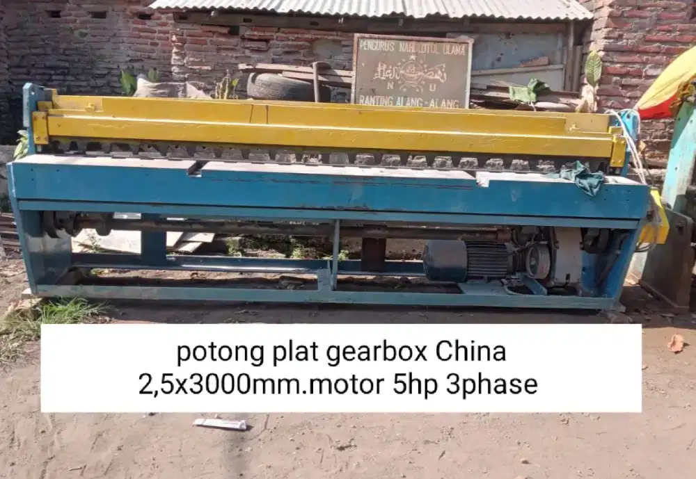 Potong plat 3x3100mm & tekuk plat 6*3200mm